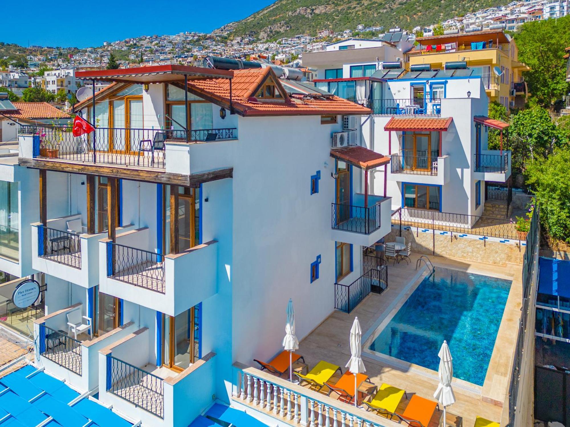 Pazar Apartments Kalkan Kültér fotó