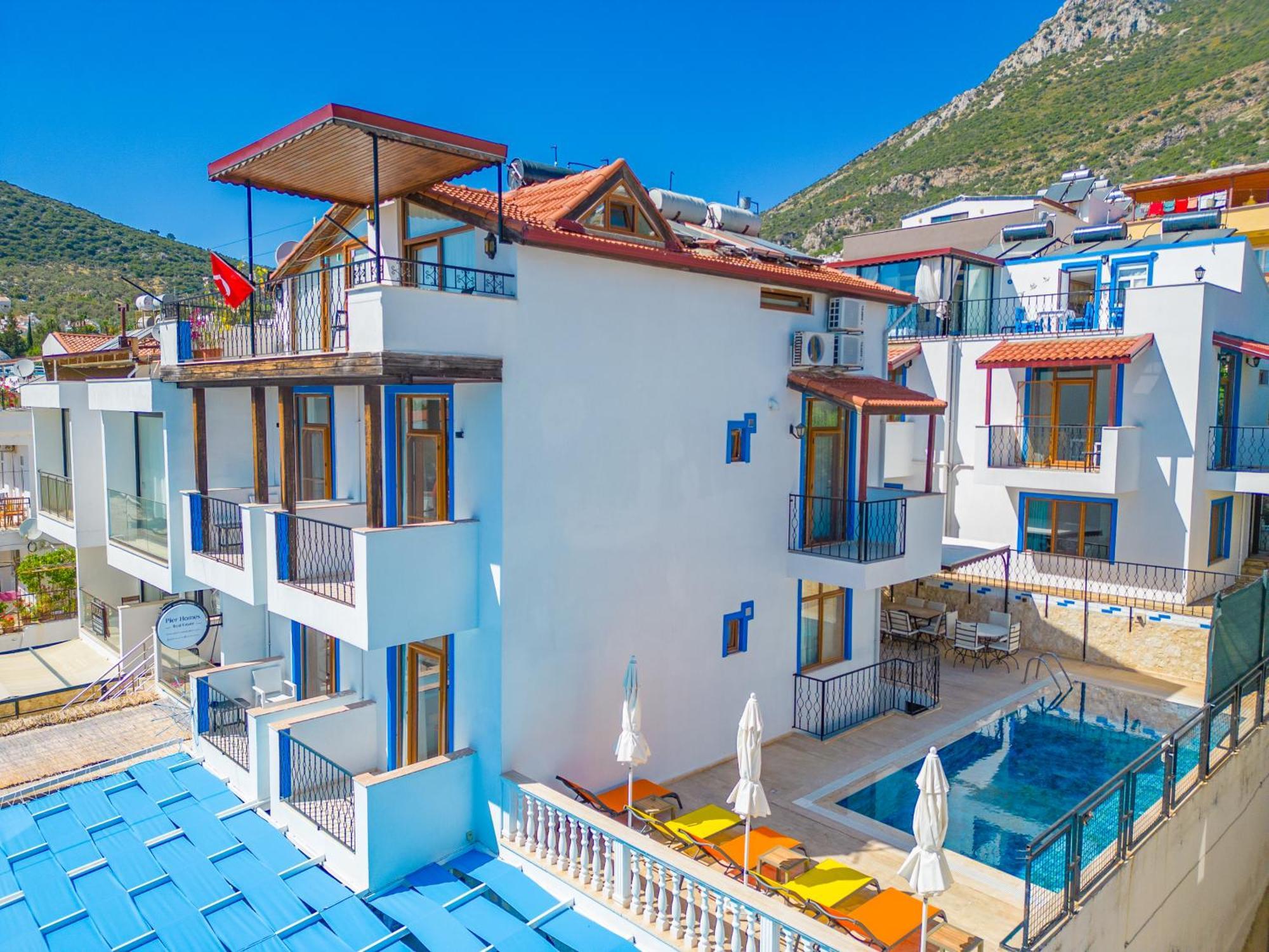 Pazar Apartments Kalkan Kültér fotó