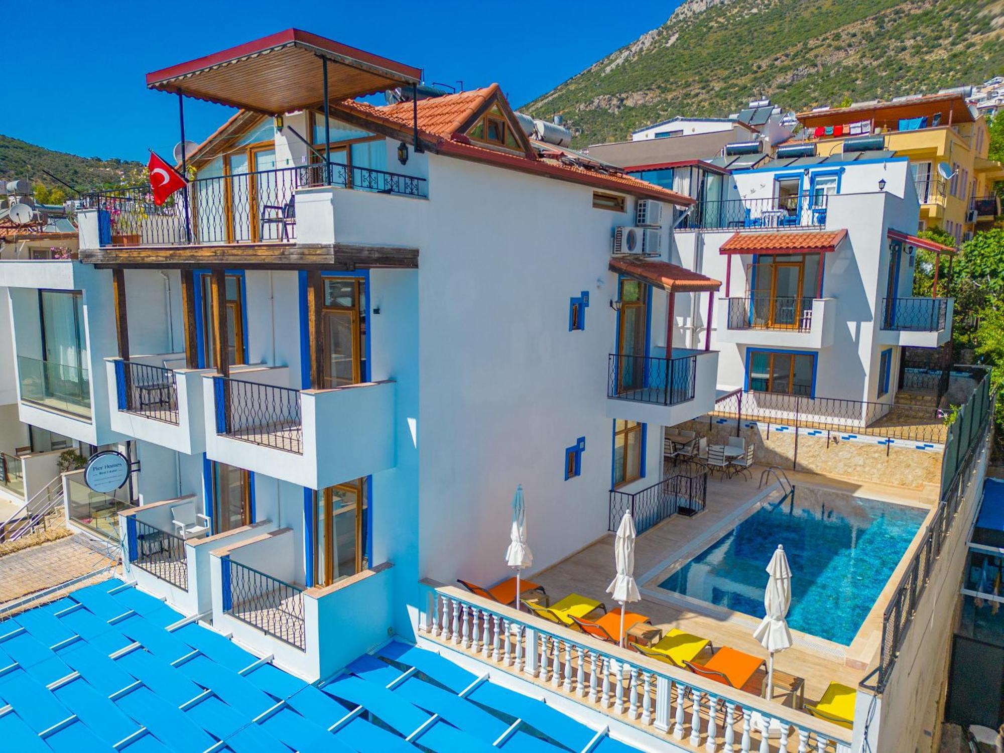 Pazar Apartments Kalkan Kültér fotó